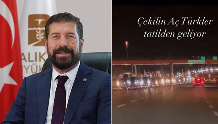 Eski AK Partili belediye başkanının o paylaşımı büyük tepki çekti! 'Çekilin, aç Türkler...'