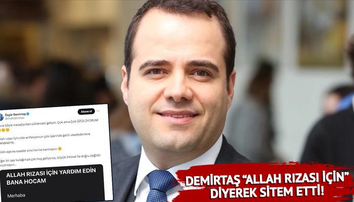 Prof. Dr. Özgür Demirtaş finansal yardım isteyen takipçisine bu nasihati verdi! 